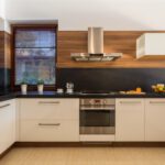 35980273 – horizontal view of modern furniture in luxury kitchen